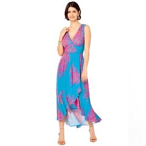 🪸Lilly Pulitzer Sleeveless Moana Wrap Maxi Dress 🪸